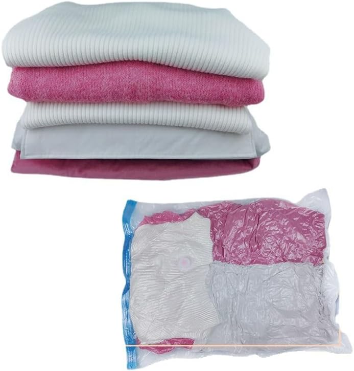 USB電動ポンプ付き軽量トラベルバッグ、衣類用のコンパクトな真空収納バッグ、旅行用の省スペース圧縮バッグ 9個パック