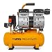 Produktbild VITO 6 Liter 500W Silent 8bar/115psi Flüsterkompressor Ölfreier Kompressor 52-57dB(LpA) leise ölfrei flüster Kompressor, Öl- und servicefreier Motor, Manometer, Schnellkupplung, Sicherheitsventil (6L)