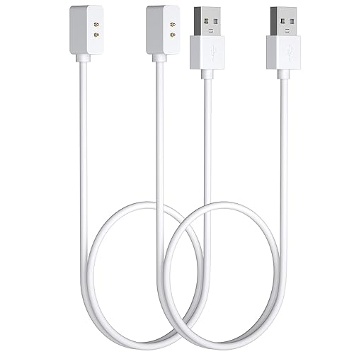 Charger Cable Compatible for Xiaomi Mi Band 9 / Band 8, 1.9ft Replacement USB Charging Cable Cord for Redmi Watch 3/4/5 (2Pack)