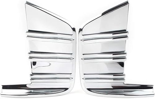 Miniatura 3 de Accesorios para Chevrolet Silverado 2019-2020 2021 cromo delantero antiniebla marco cubierta 2 piezas