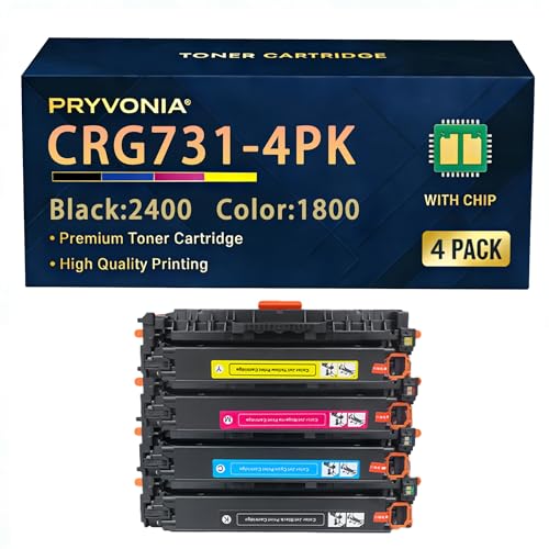 Cartouches de toner CRG731 pour des rapports de bureau impeccables sur Canon i-SENSYS LBP7100