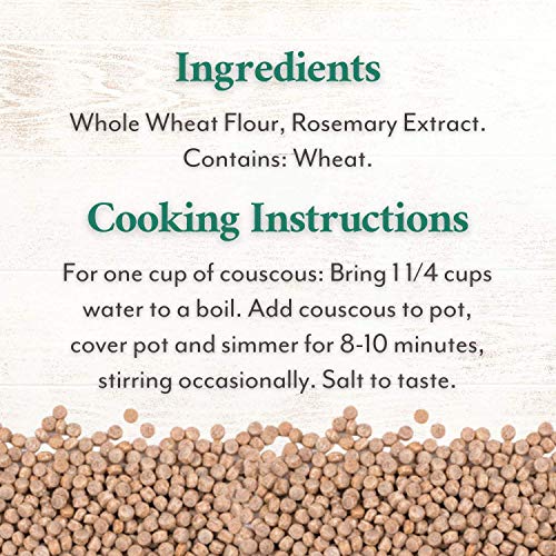 Roland Foods Whole Wheat Israeli Couscous, Toasted Pasta, Specialty Imported Food, 5-Pound Bag (Pack Of 3) #TOP5