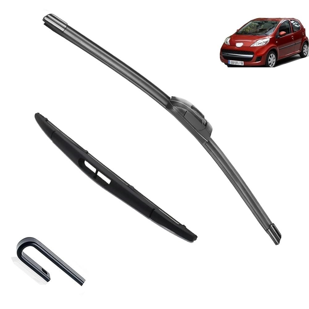 Escobillas Limpiaparabrisas Delanteras Y Traseras Para PEUGEOT 107