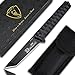 Messe mit günstig Kaufen-AUBEY Einhandmesser,Tanto Klappmesser, EDC Messer, Outdoor Survival Taschenmesser mit Clip Pocket Flipper Knife (Tanto Klinge)