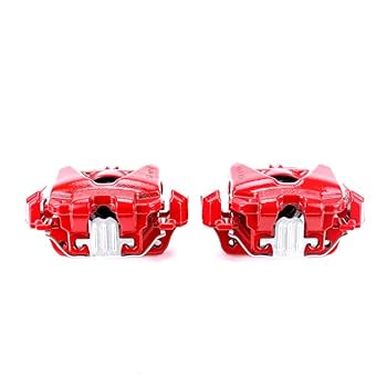 Amazon.com: Power Stop Front S3360 Pair of High-Temp Red