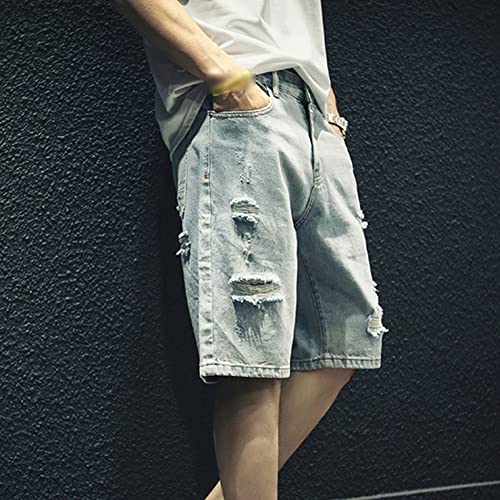 Men's Stretch Classic Fit Short Jeans Regular Relaxed Half Denim Shorts Casual Straight Comfort Jean Shorts2
