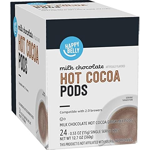 Happy Belly Hot Cocoa Pods, Milk Chocolate, 24 Count Cover
