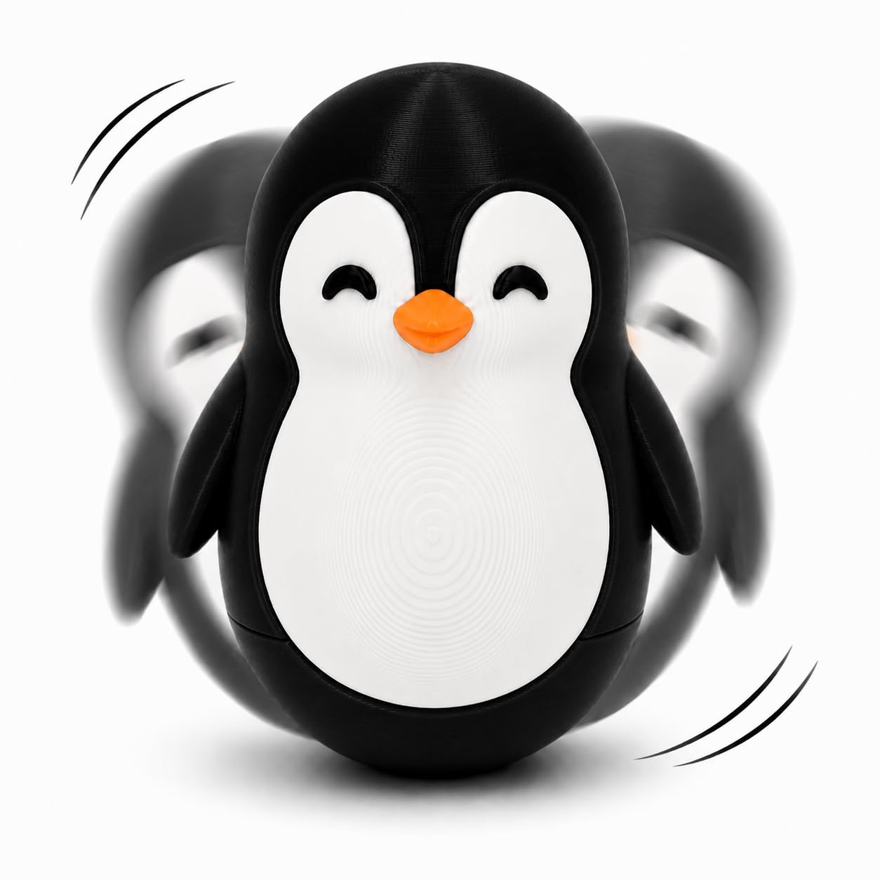 Roly Poly Penguin Wobbler | Cute Self-Righting Penguin Desk Toy | Stress Relief Fidget Toy | Mini Penguin Collectible | Office Desk Decor & Gift (Macaroon Pink, 1 pc) — Amazon image 18