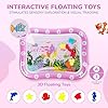 Shoping Solutions Tummy Time Water Play Mat for Babies, Sensory Activity Play Pad for Infants 3 to 24 Months, Pink Theme with Floating Toys, BPA-Free Inflatable Baby Mat #2