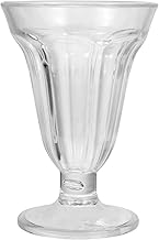 STOBOK Sobremesa Vidro Taça de Sorvete 250Ml Taças de Transparentes Copos de de Plástico Copos de Com Pés de Festa de Servindo Talheres Copos E Taças Copo Sorvete Taça