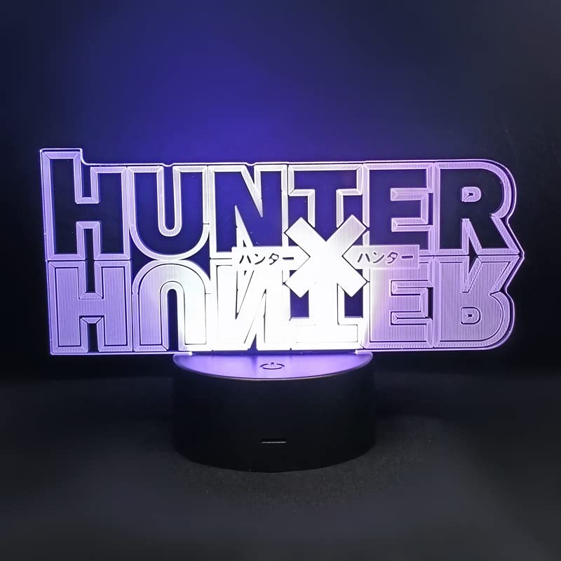 Wolostore Hunterxhunter Anime Color Changing LED Lamp USB Night Light Decoration, Green, 22 cm - Image 4