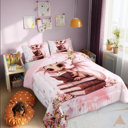 Housse de couette dragon douce en microfibre brossée lavable - 2