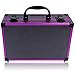 SHANY Carry All Make up Train Case with Pro Makeup Set, Beauty Brushes, Lipsticks, Eye Shadows, Blushes, Powders, and more - Reusable Cosmetics Storage Organizer - Premium Gift Packaging - Purple
