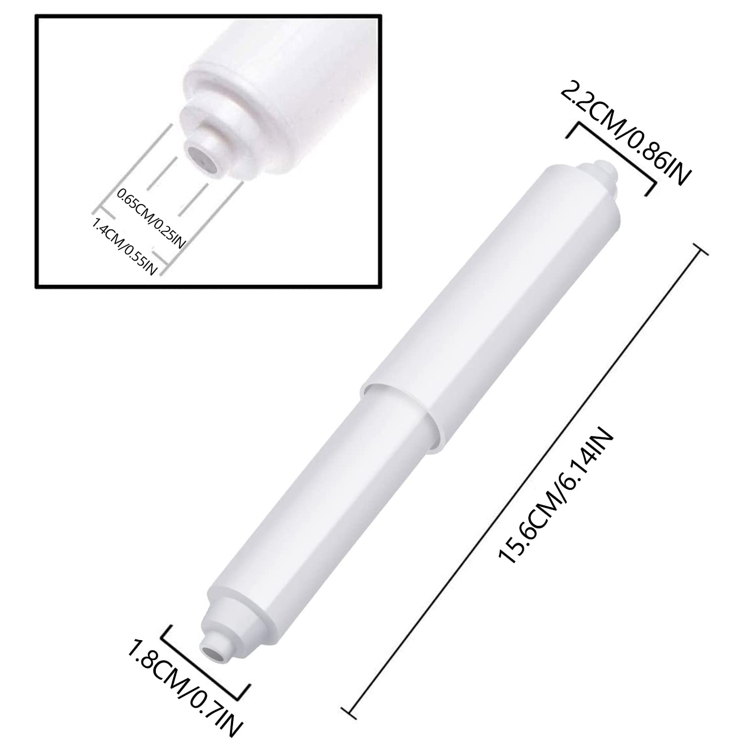 Amazon.co.jp: トイレットペーパーホルダー、2個のプラスチック