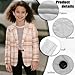 Qnxretky Junior Blazer for Girls Size 8T Girls Blazer Trendy Jacket Fashion Blazers Formal Suit Graduation Blazers Chic Coat School Uniform Suit Lapel Collar Clothes Wedding for Big Girl