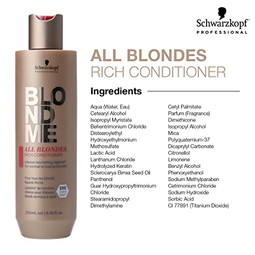 Schwarzkopf Professional BlondMe All Blondes Rich Conditioner 300 ml - Image 5