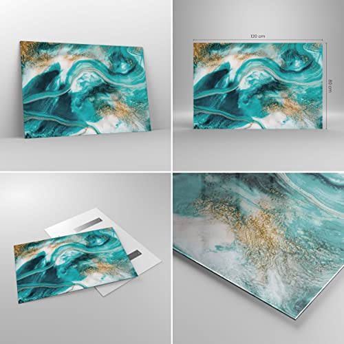 Quadro su vetro - Elemento unico - Acqua mare