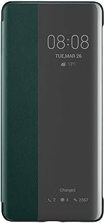 جراب حماية شفاف من الجلد الصناعي قابل للطي بتصميم رفيع ومضاد للصدمات مزود بمسند مدمج لحماية الهيكل خاص بجهاز موبايل رينو 8T شبكة الجيل الرابع 4G من المعز، أخضر