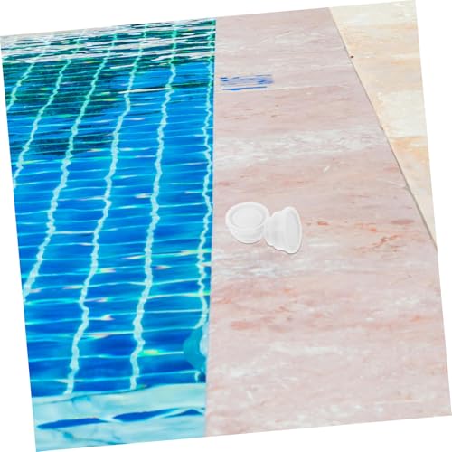 2 piezas Tapones de Goma para Escalera de Piscina Blanco miniatura 5