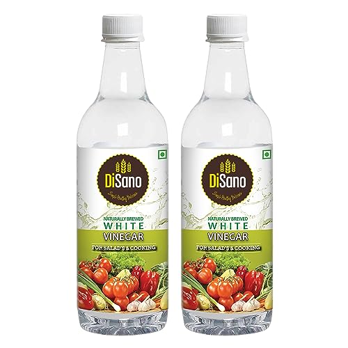 Image of DiSano Naturally Brewed White Vinegar Bottle, 1000ml (2 X 500ml)