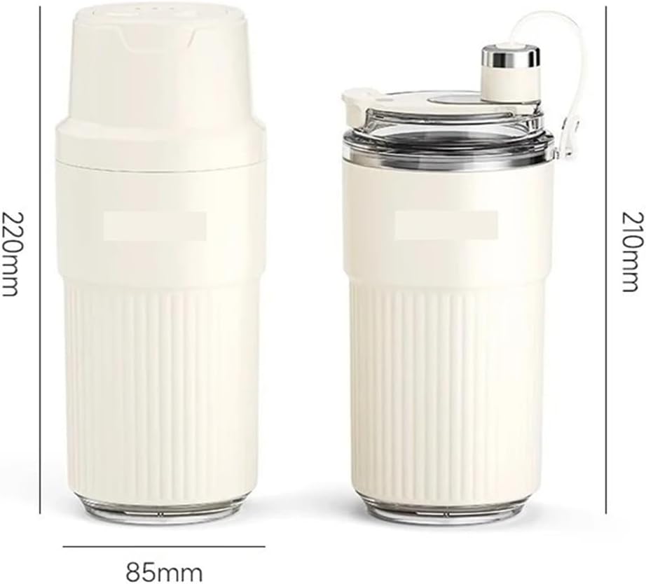 Portable Juicing Cup with Ice Crushing - Wireless Electric Mixer for Fruit, Smoothies & Shakes, USB Charging, for Home, Travel & Office