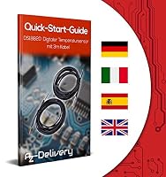 AZDelivery 2 x DS18B20 3M Kabel digitaler Edelstahl Temperatursensor Temperaturfühler, wasserdicht kompatibel mit Arduino und Raspberry Pi inklusive E-Book | kompatibel mit Shelly Temperatursensor – Ansicht 6