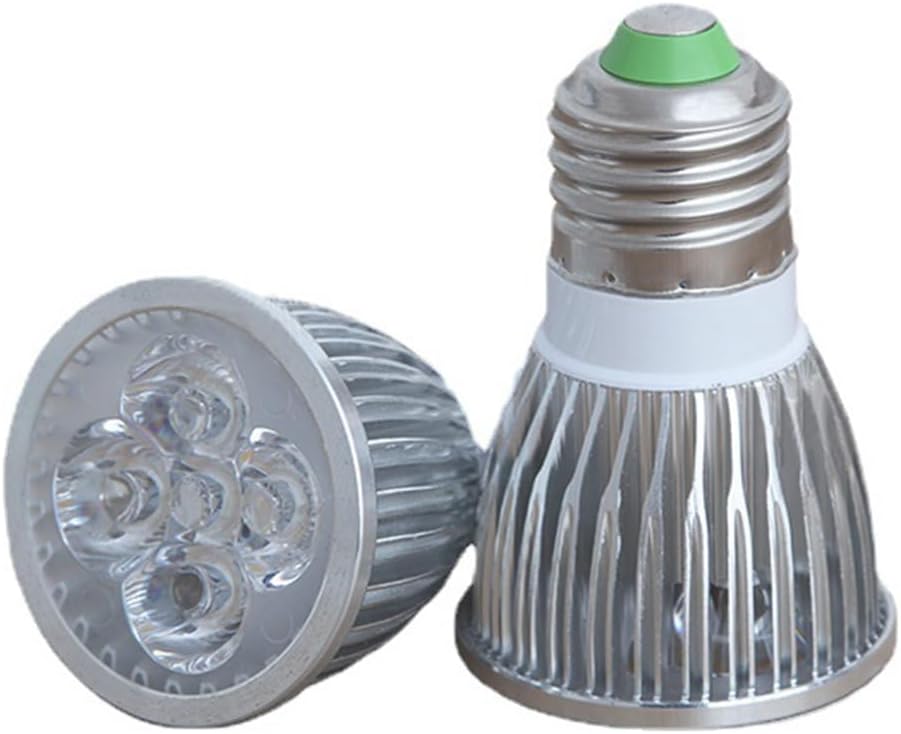 E26 E27 Infrared Spotlight Light Bulb Lamp (5X 3Watt LED), 850nM IR Illuminator, to Enhance Night Vision of IR Security Cameras, for CCTV Clear Surveillance Images at Night (850nM)