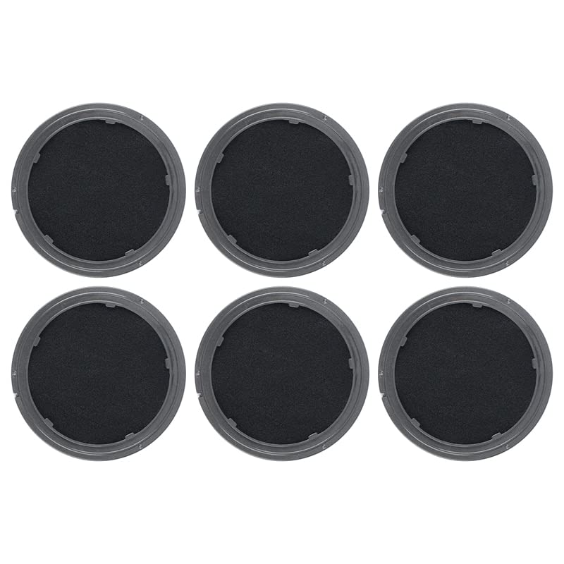 6 uds Accesorios Filtro HEPA (P11 y P10 Universal) para Robot Aspirador inalámbrico de Mano Proscenic P11 P10 (Color : As Shown)
