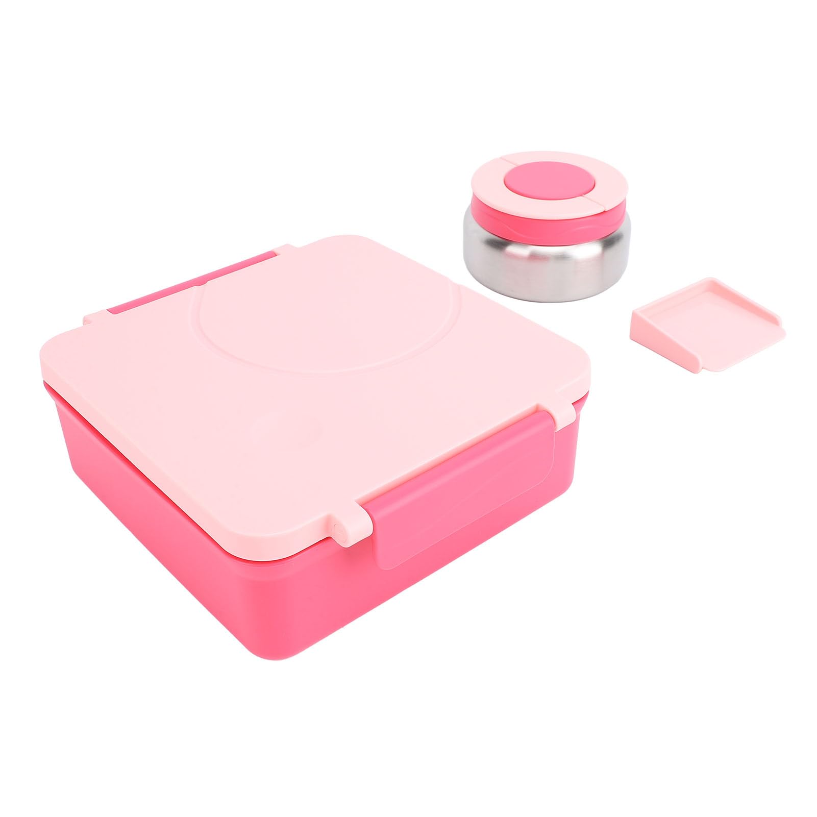 Wielokomorowy Pojemnik na Lunch, Stal Nierdzewna (PINK)
