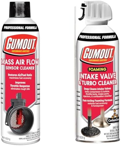 Gumout Professional Formula Bundle: 11 oz Mass Air Flow Sensor Cl...