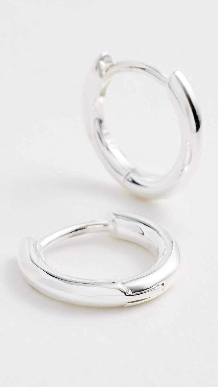 Madewell Women's Demi Skinny Huggie Hoops - Image 3