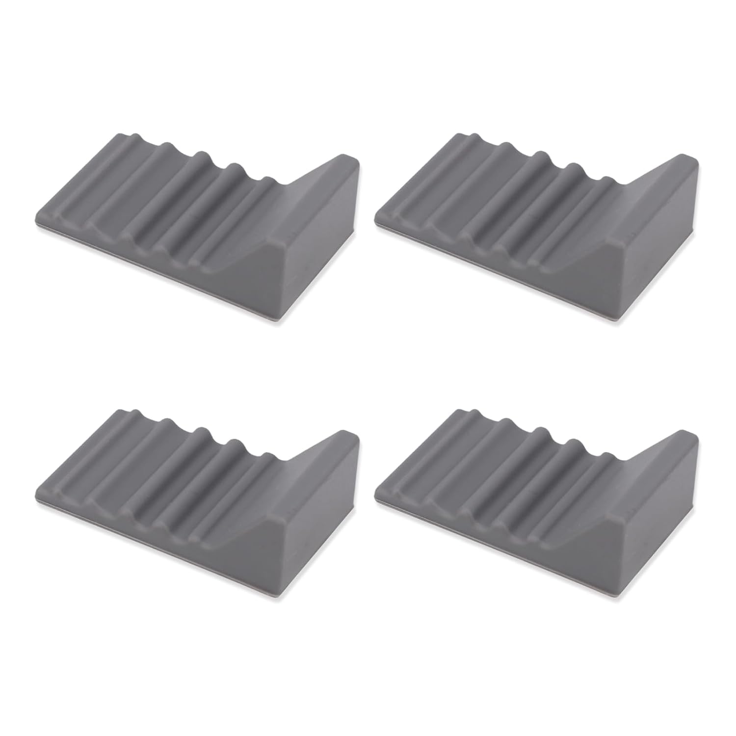 4pcs Trash Can Wall Protector, Durable Silicone Garbage Can Bumper Pads Stop Moving Backward Practical Protective Accessories Suitable for Kitchen Office