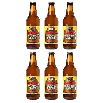 DG Genuine Jamaican Pineapple Ginger (6 Pack, Total of 72fl.oz)