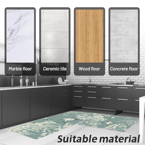 Tapis d'entrée absorbant contre les glissades : set de sol lavable