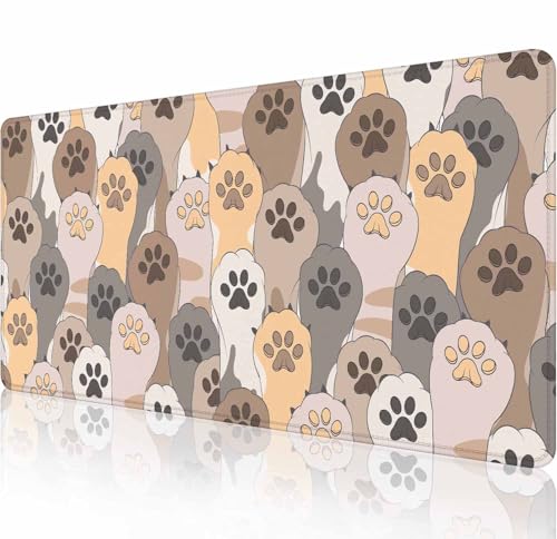 マウスパッド オフィスデスクマット 大型ゲーミングキーボードパッド ステッチエッジ 洗濯可能 滑らかな表面コントロール & 正確 拡張コンピューターマウスマット (31.5 x 11.8インチ) - ブラック コズミックコンステレーションマジック