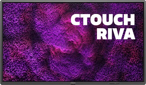 CTOUCH Riva 2,17 m (85.6") 3840 x 2160 Pixeles Multi-Touch Negro