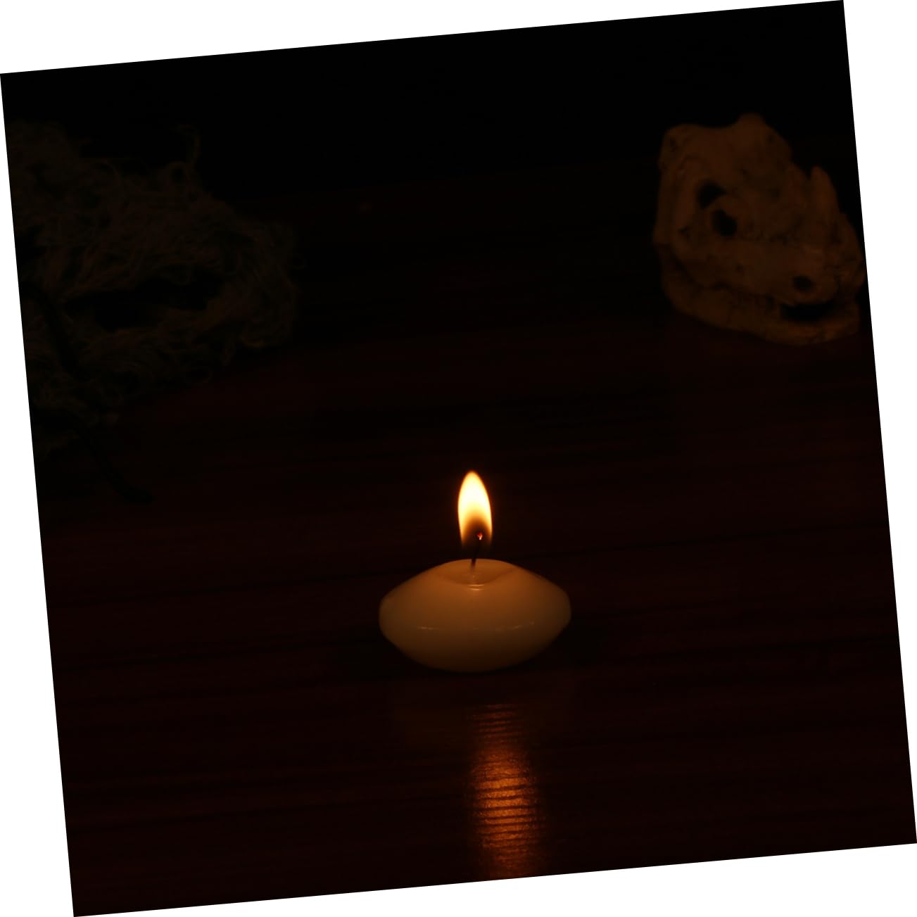 Redondas Velas 50 Flotantes Parafina Piezas de Cenas Festivas