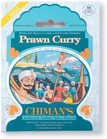 Chimans Prawn Curry Authentic Indian Spice Blend 1x21g
