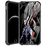 iPhone 8 Plus Case,USA Weapon Gun iPhone 7 Plus Cases for Men Boys,Shockproof Anti-Scratch Soft TPU...