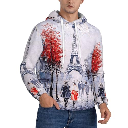 Sweat à capuche Paris Tour Eiffel EdWal pour vos sorties urbaines