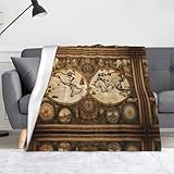Dimensioni del prodotto: questa coperta stampata vintage in flanella con pecora WZYWHJ è progettata con una dimensione di 152,4 x 127 cm, rendendola facile da trasportare in campeggio.