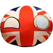 4Inch Country Ball Plushies, Country Ball Stuffed Plush Toy, Birthday Xmas Gift for Kids Boys Girls U.k., 4Inch