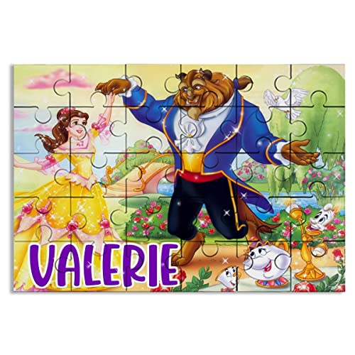 Belle 2 Puzzle with Name Kids Jigsaw Gift Son Daughter