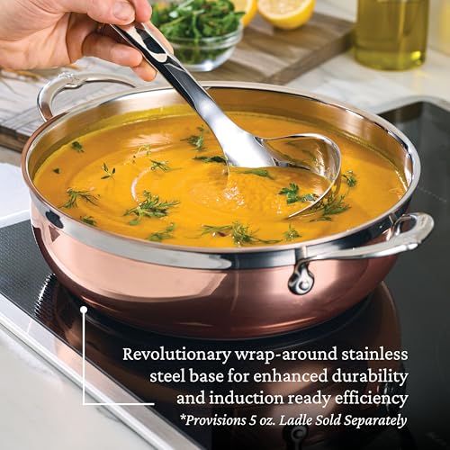 Image of Hestan - CopperBond Collection - Copper Dutch Oven, Induction Cooktop Compatible, 5-Quart