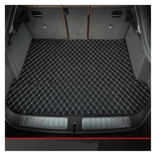 Tapis coffre voiture étanche et anti-salissure Peugeot 3008 noir-beige