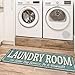 Ottomanson Laundry Collection Area Rug, 20" x 59", Grayish Blue