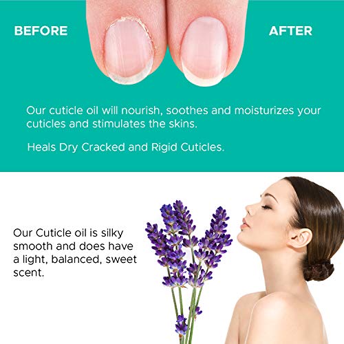 Karlash Salon Spa Premium Brush On Cuticle Oil Natural Healing Infused With Vitamin E Soothes And Moisturizes Cuticles 0.5 Oz (Lemon) #TOP2