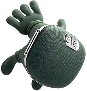 EATAN Bionic Heizmassagegerät, Kabelloses Handheld-Akupressur-Nacken- und Rückenmassagegerät, 4D Elektrische Tiefengewebemassage, Mensch-Hand Simuliertes Design, Schmerzlinderung