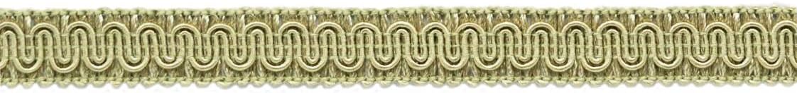 DÉCOPRO 5/8" (1.5cm) Basic Solid Collection Scroll Gimp Braid Trim # 0058SG Dusty Rose Pink #K13 (Light Rose Pink) 144 Yard Value Pack (432 ft/131.5m)