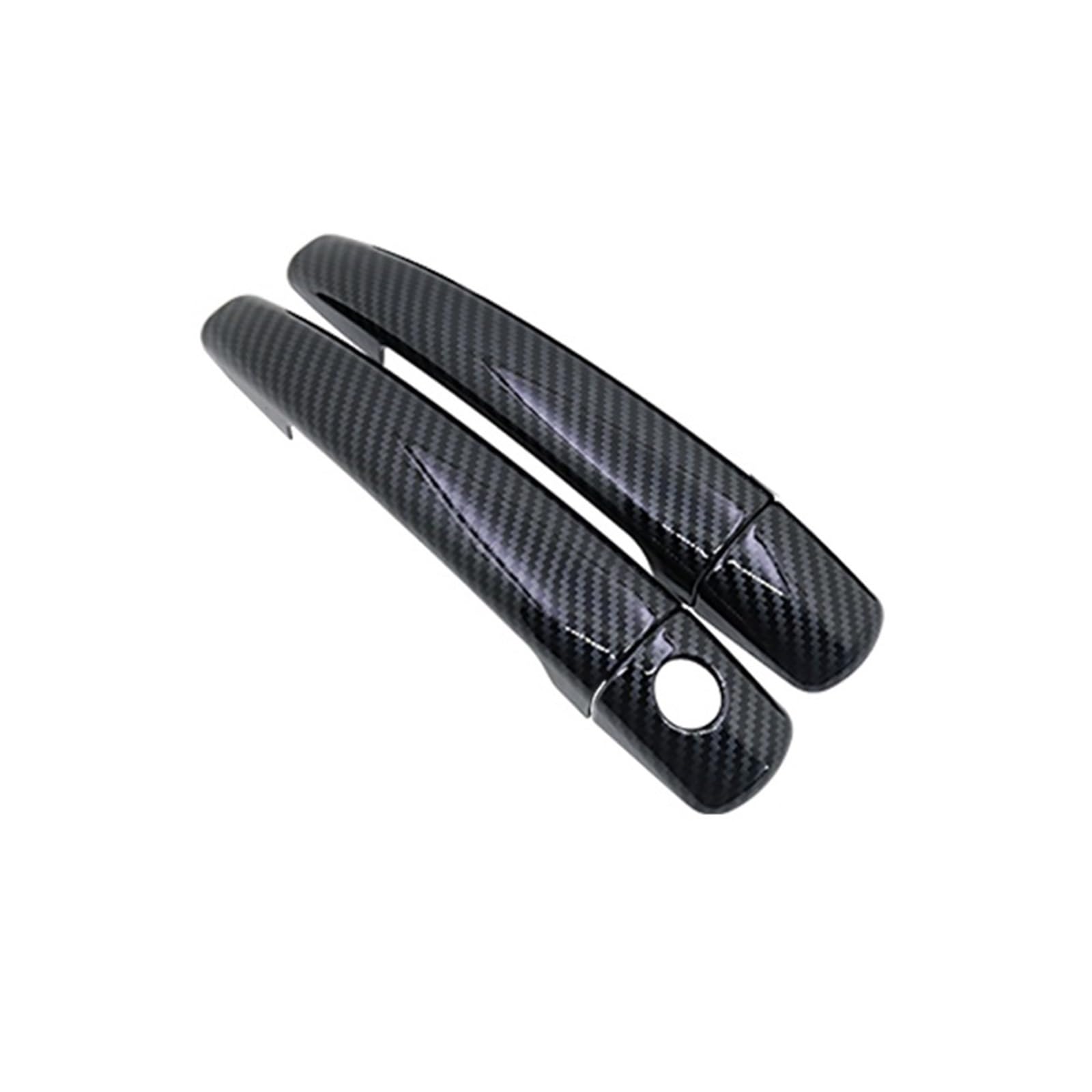 Drezzo Car Exterior Door Handle ABS Car Door Handles Cover for Citroen C3 Mk2 2010-2016(Handle 1 Keyholes 1)